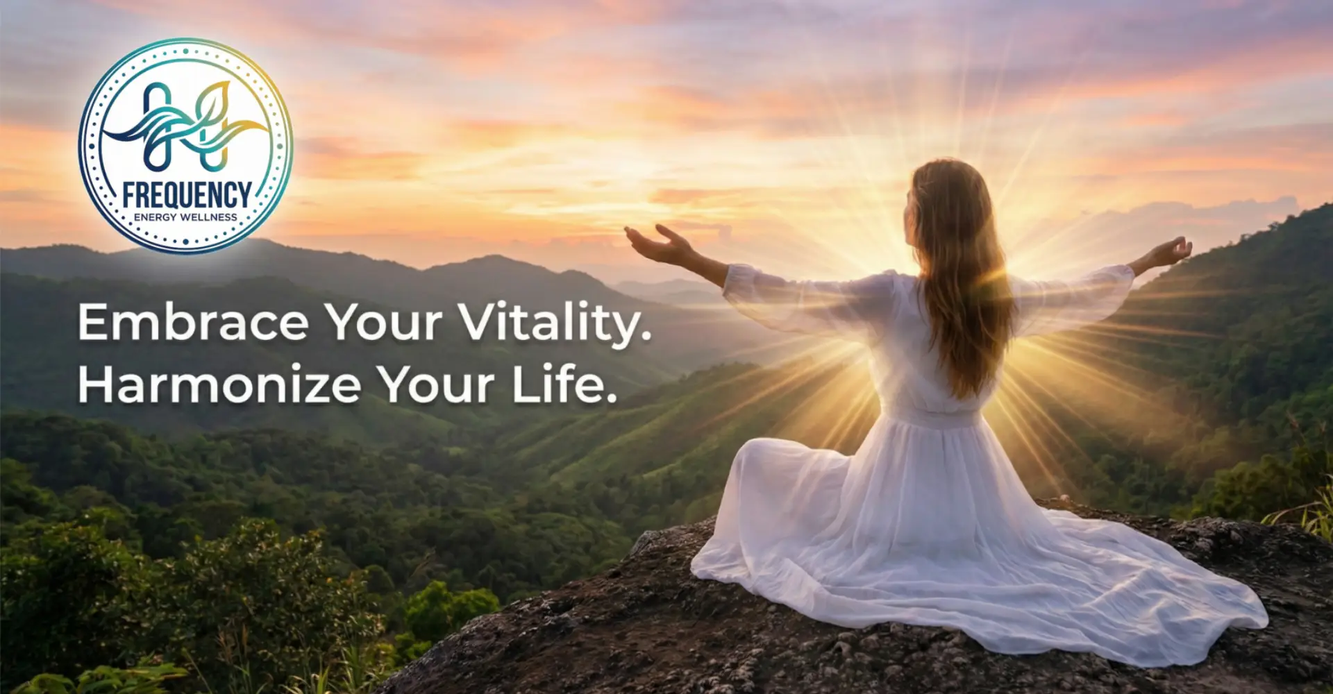 Frequency Energy Wellness - Quantum Vibrational Healing Banner